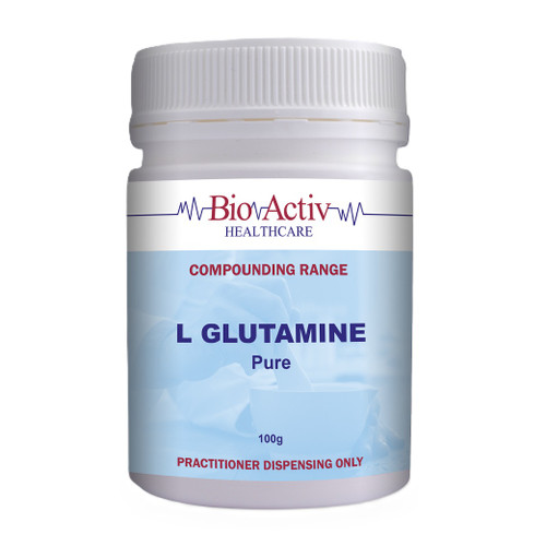 BioActiv Healthcare Compounding L Glutamine Pure 100g