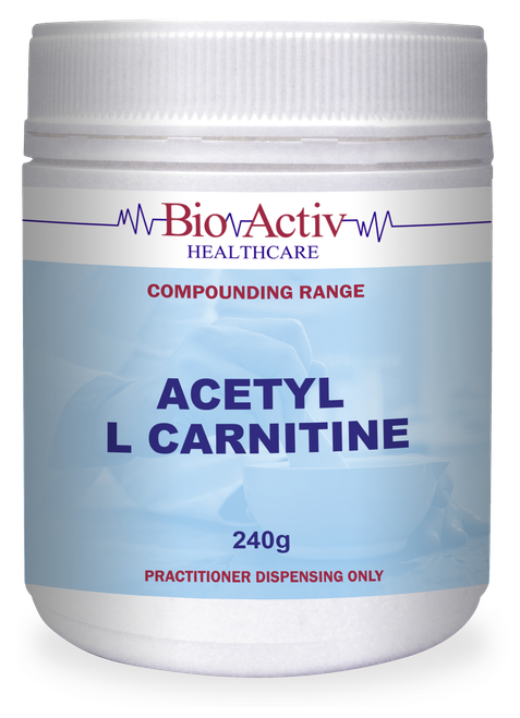 BioActiv Healthcare Compounding Acetyl L Carnitine 240g
