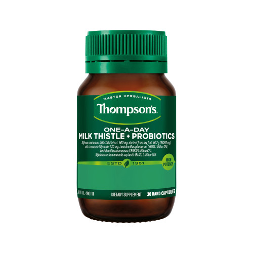 Thompsons One A Day Milk Thistle Plus Probiotics 30c