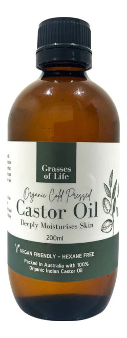 Grasses of Life Organic Castor Oil 200ml