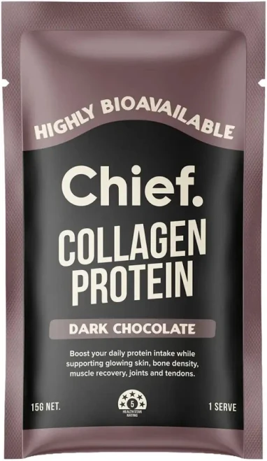 Chief Nutrition Collagen Protein Dark Chocolate X10 Sachets 15g
