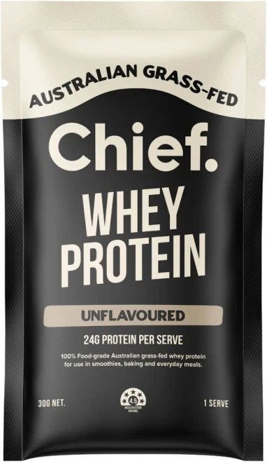 Chief Nutrition Whey Protein Unflavoured X10 Sachets 30g
