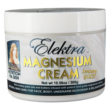 Elektra Magnesium Sensory Gold Magnesium Cream 300g Natural Chemist