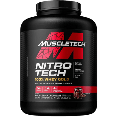 Muscletech NitroTech Whey Gold 2.28Kg Double Rich Chocolate