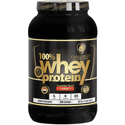Challenger Nutrition 100% Whey Protein 1Kg Strawberry