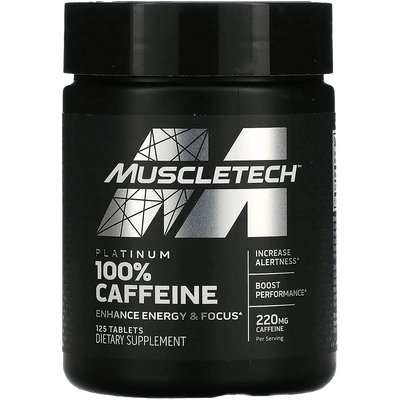 Muscletech 100% Caffeine 125 Tablets