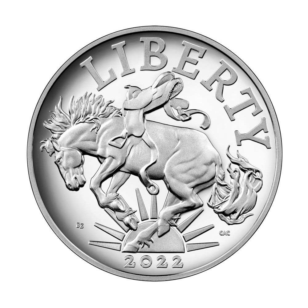 2022 P US American Liberty 1 oz Silver Medal in OGP [US-22-P-ALSM-PF ...