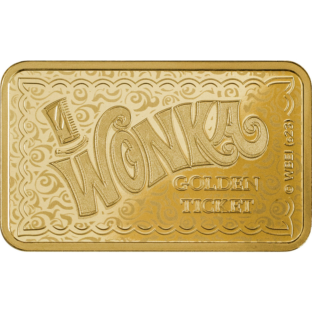 5 gram Gold Bar PAMP Suisse - Willy Wonka Golden Ticket