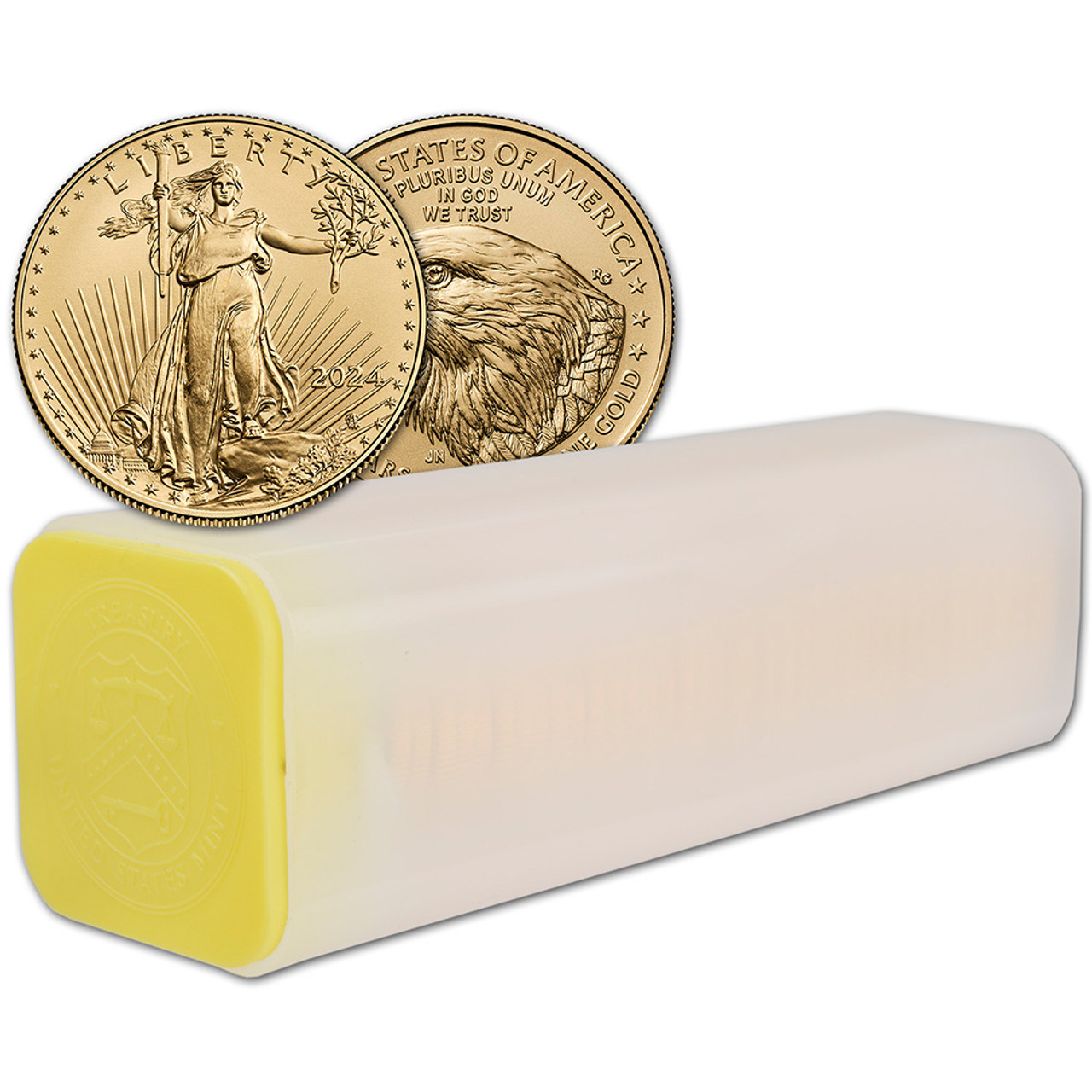 2024 American Gold Eagle 1/2 oz $25 - 1 Roll Forty 40 BU