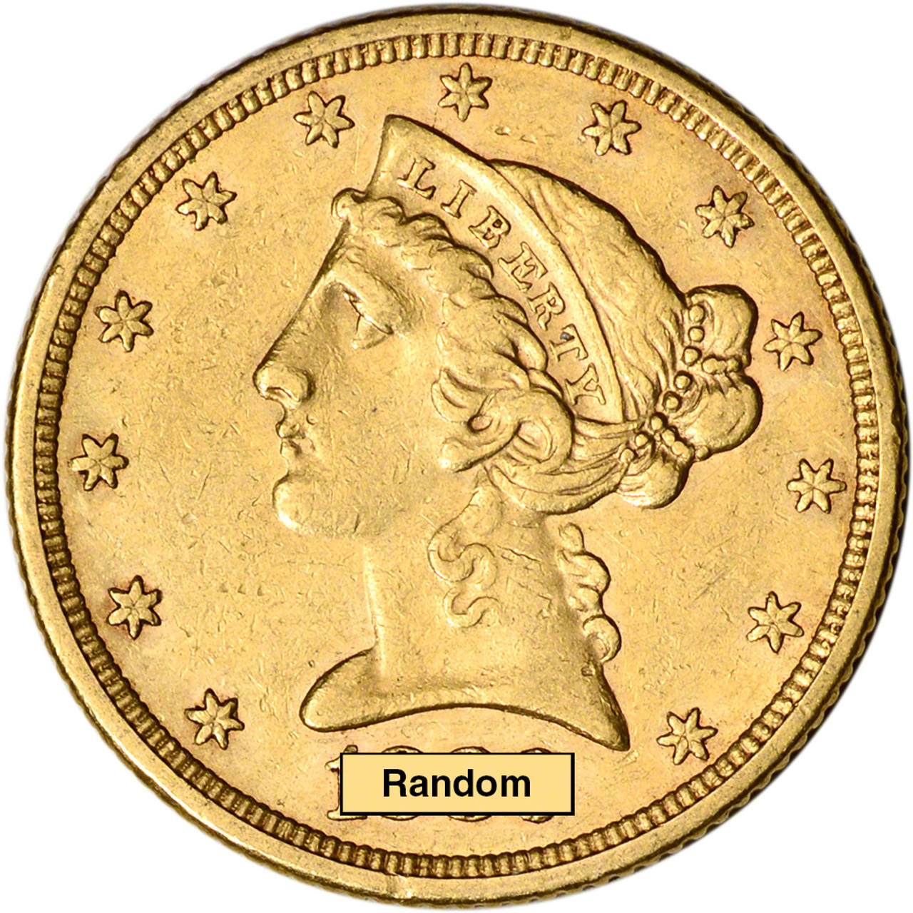 US Gold $5 Liberty Head Half Eagle - Extra Fine - Random Date [X-USG ...
