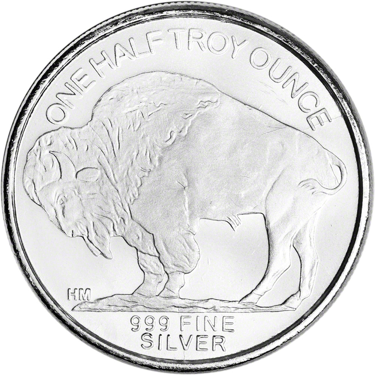 TWENTY (20) 1/2 oz. Highland Mint Silver Round Buffalo .999