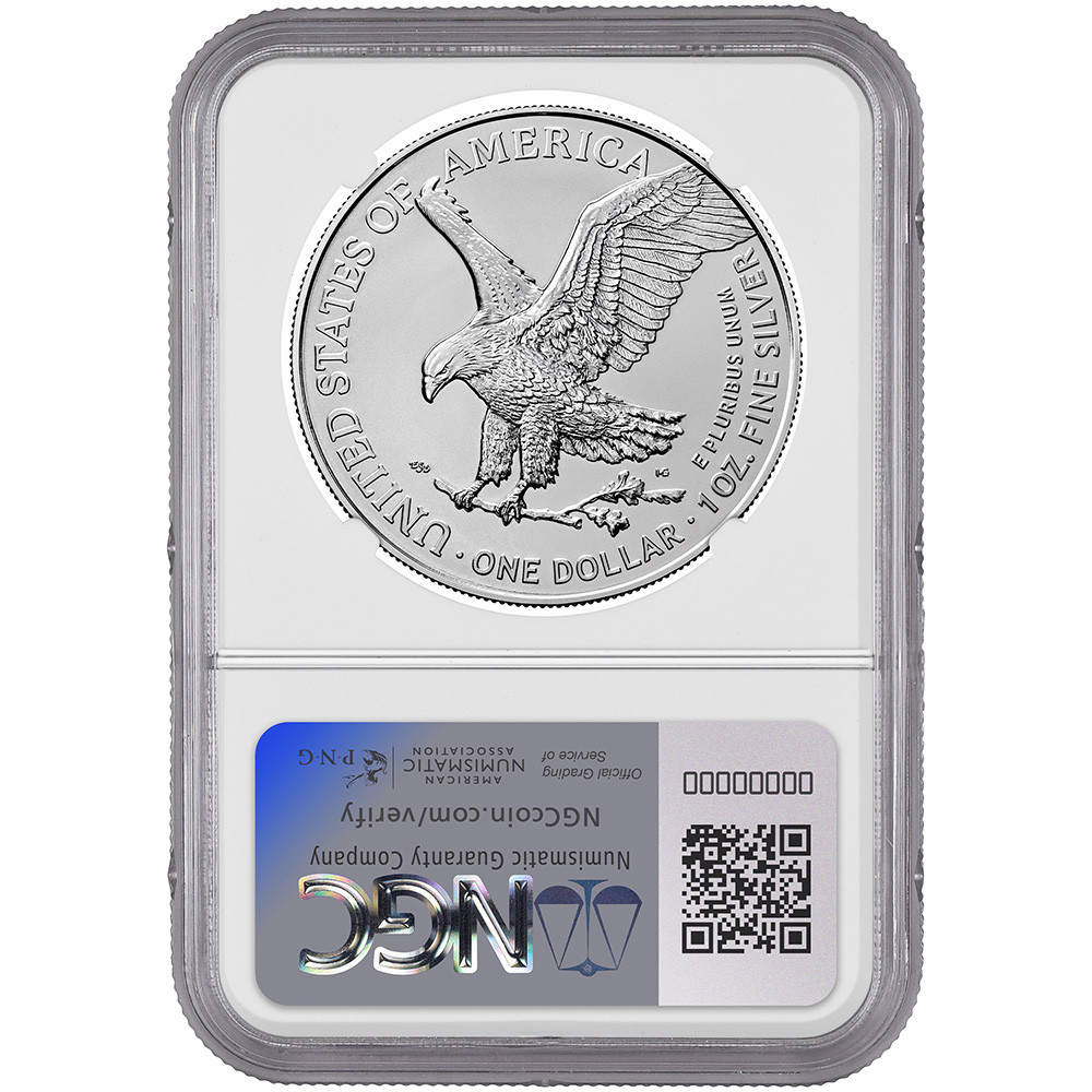 2024 American Silver Eagle - NGC MS70 Early Releases [24-ASE-N