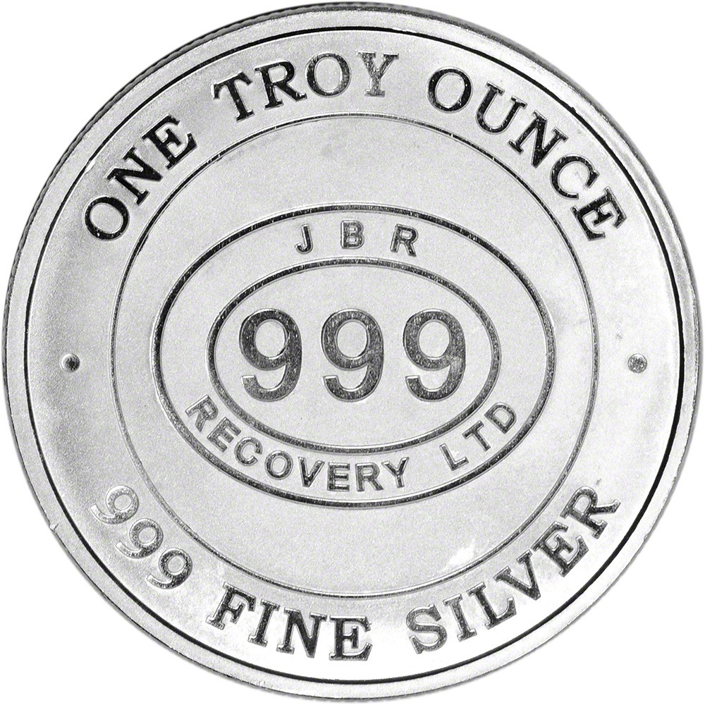 1 oz Silver Round JBR Recovery Ltd - 999 Fine Icons of Britain