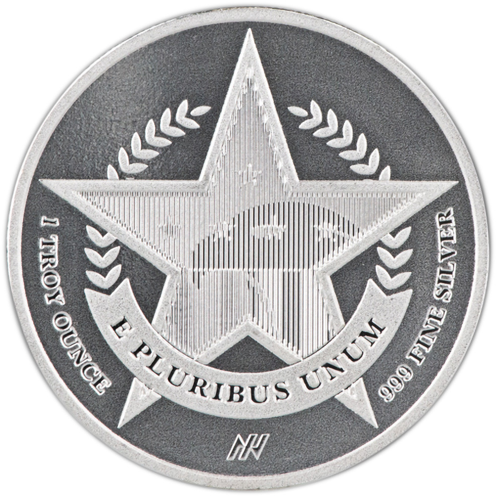 FIVE (5) 1 oz Silver Round - Asahi Liberty Bell .999 Fine [SILVER-Rnd ...