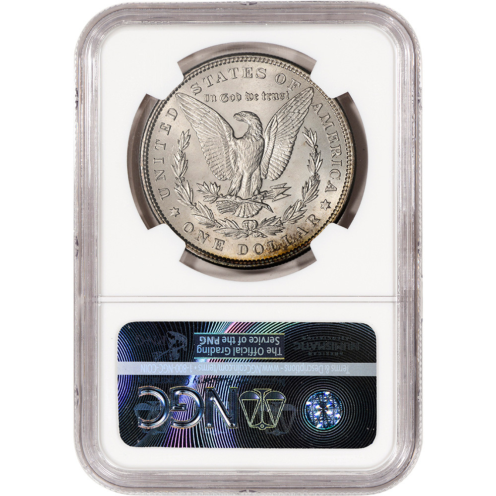 1898 US Morgan Silver Dollar $1 - NGC Brilliant Uncirculated