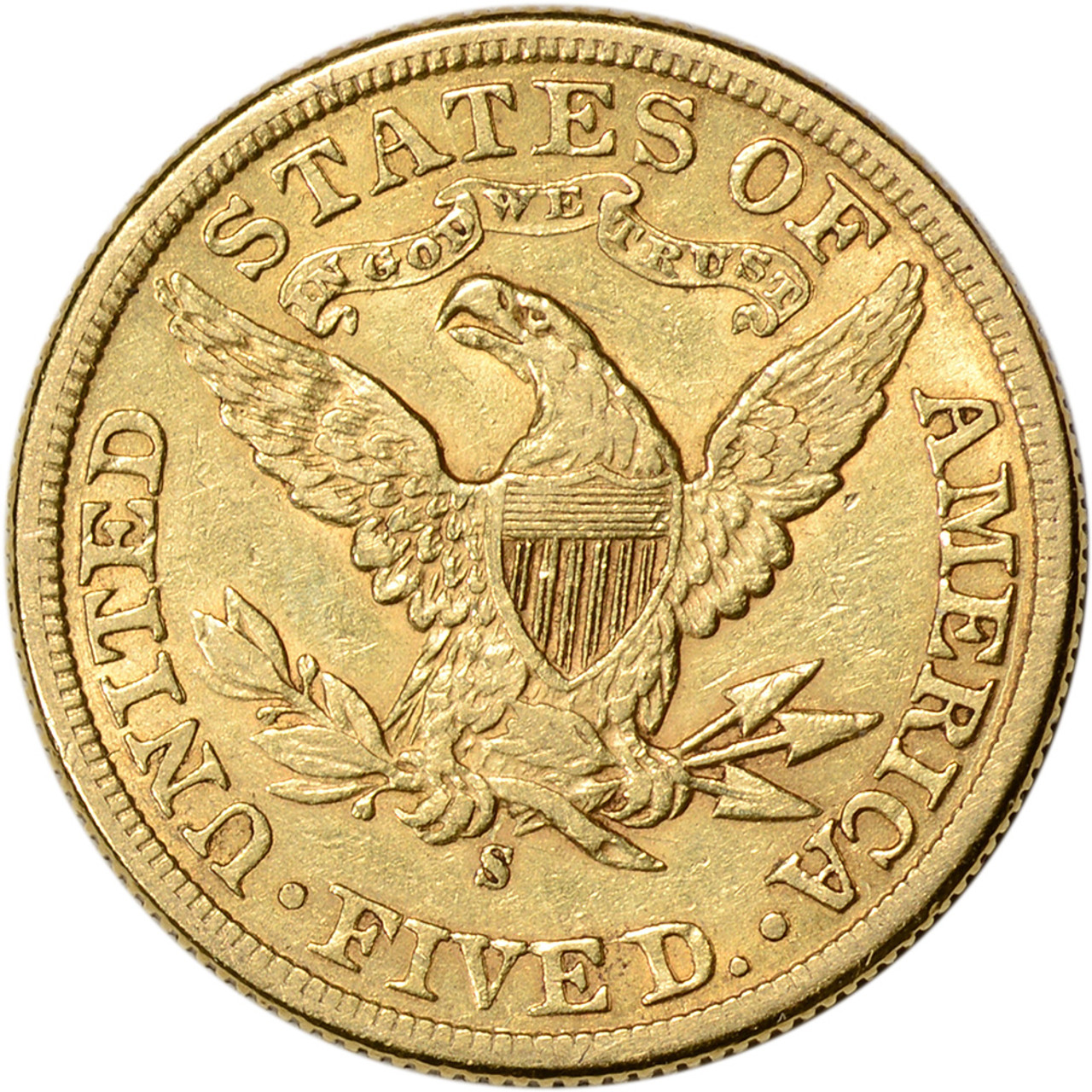 US Gold $5 Liberty Head Half Eagle - Jewelry Grade - Random Date [X-USG ...