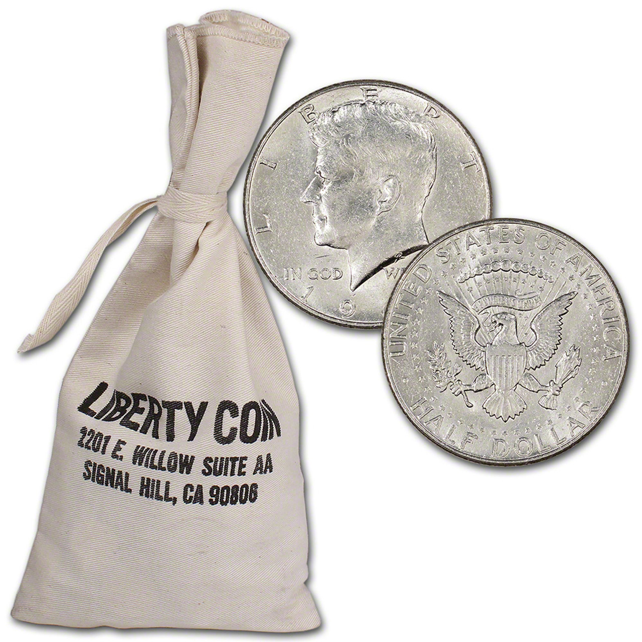 90% Silver 1964 Kennedy Half Dollars - $100 Face Value [X-BAG-90 