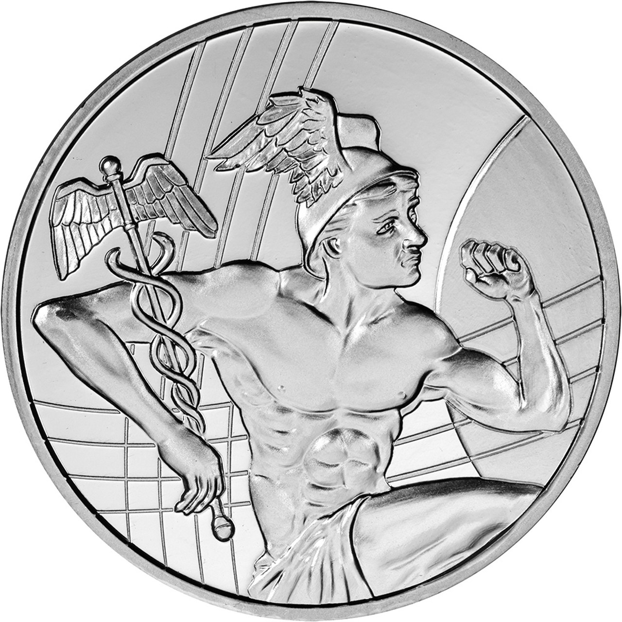 1 oz Silver Round - Sunshine Minting Mercury .999 Fine