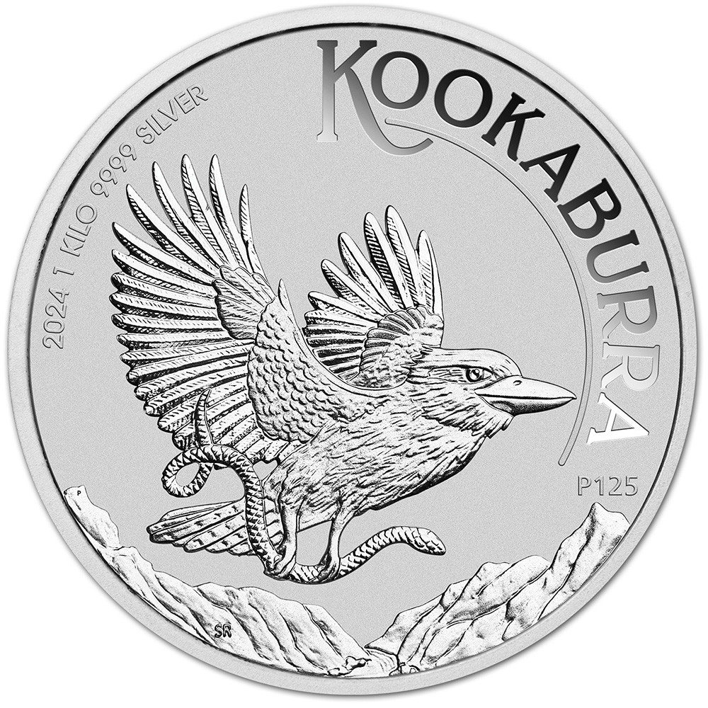 2024 P Australia Silver Kookaburra Kilo 32.15 oz $30 - BU [24-P