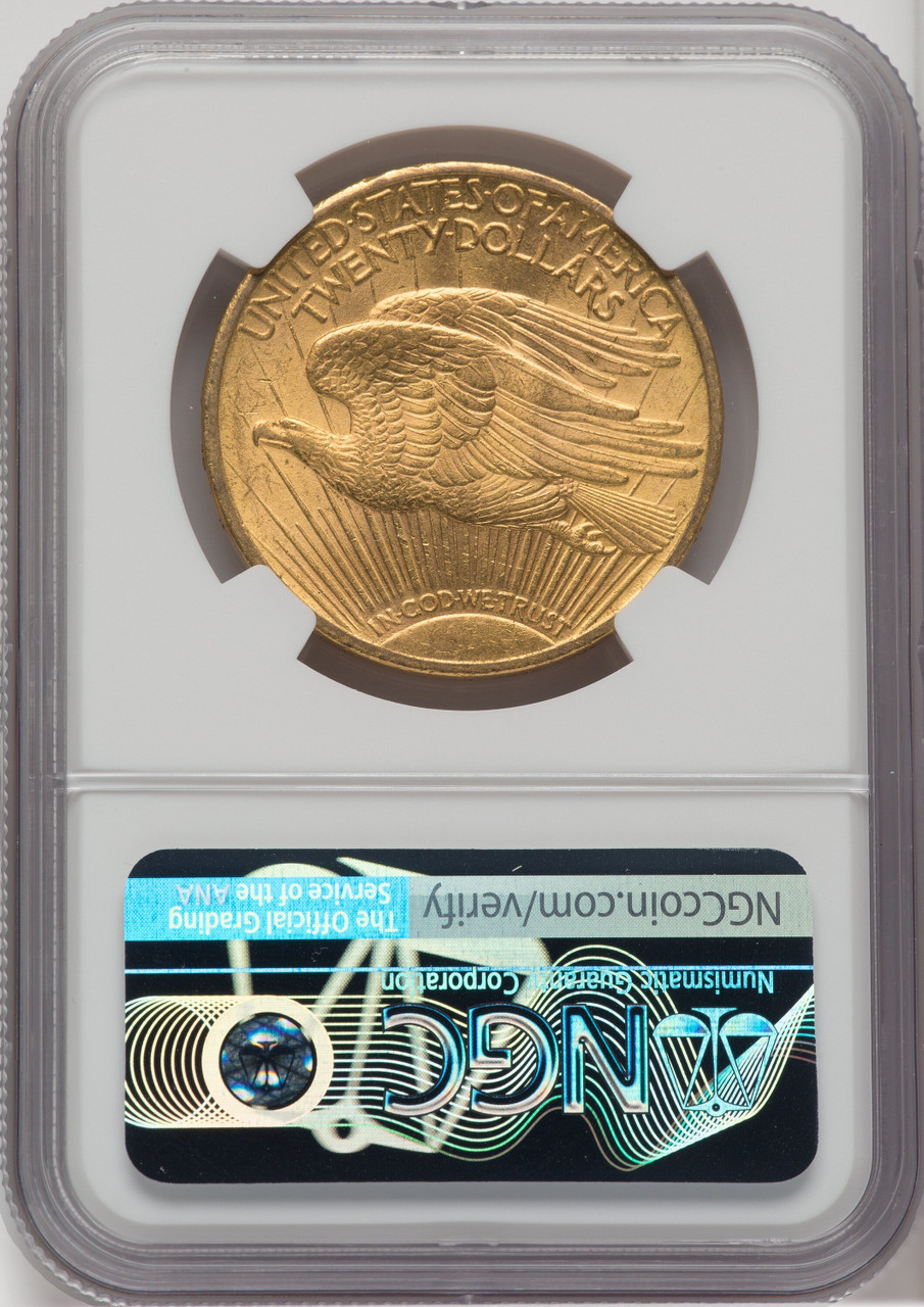 1910 US Gold $20 Saint-Gaudens Double Eagle - NGC MS 62 [V