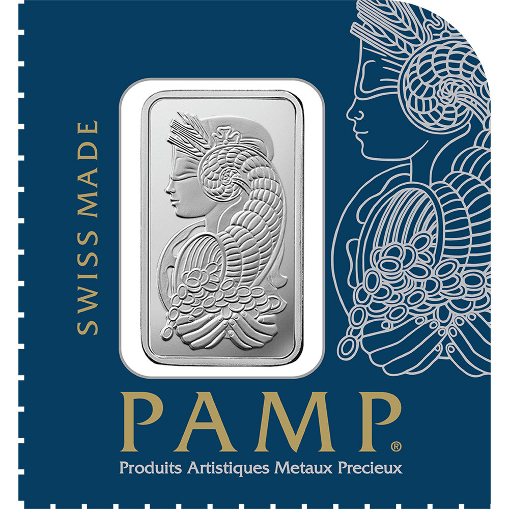 1 gram Platinum Bar PAMP Suisse Fortuna from Platinum Multigram