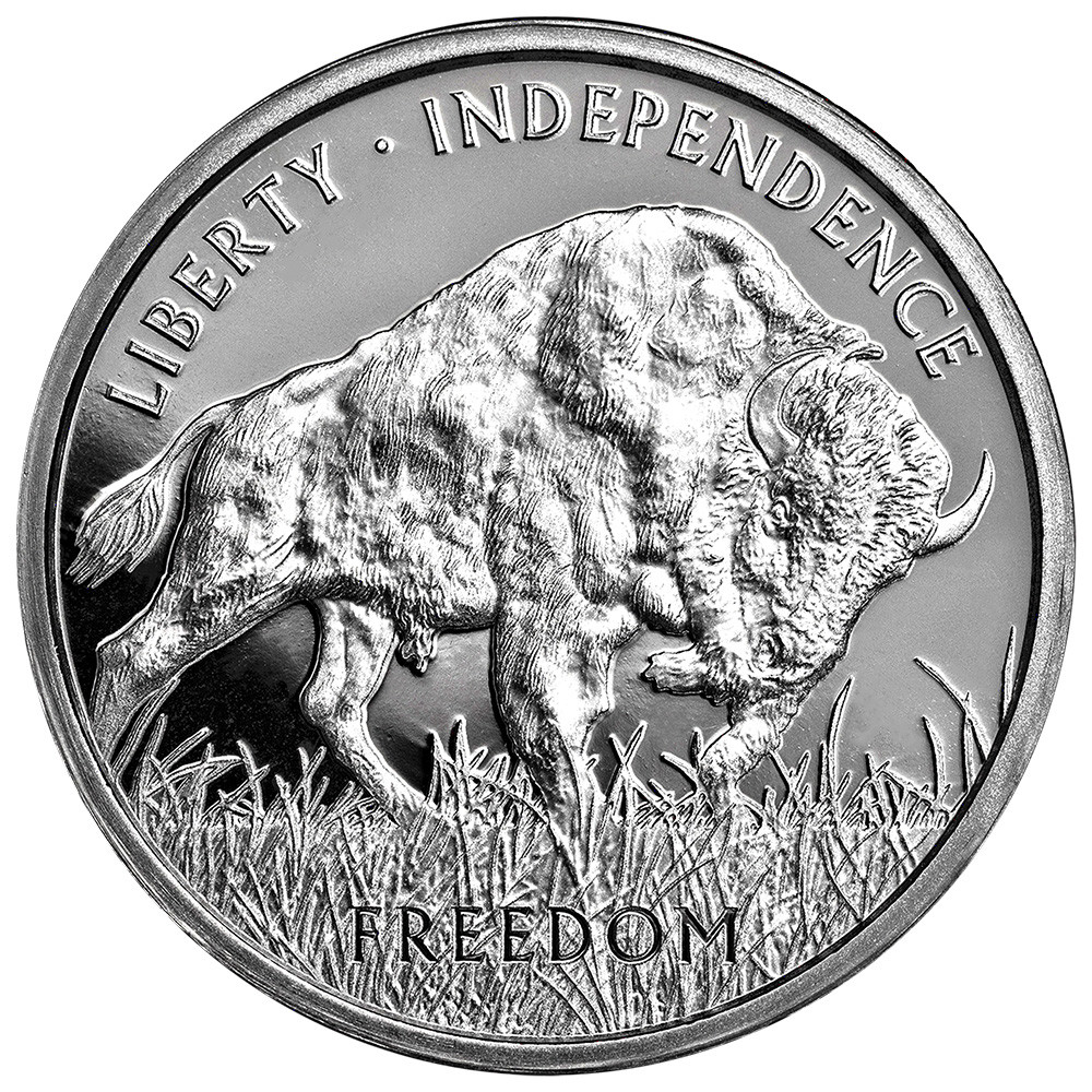 1 oz PAMP Silver Round - Buffalo Design .999 Fine [SILVER-Rnd-1oz