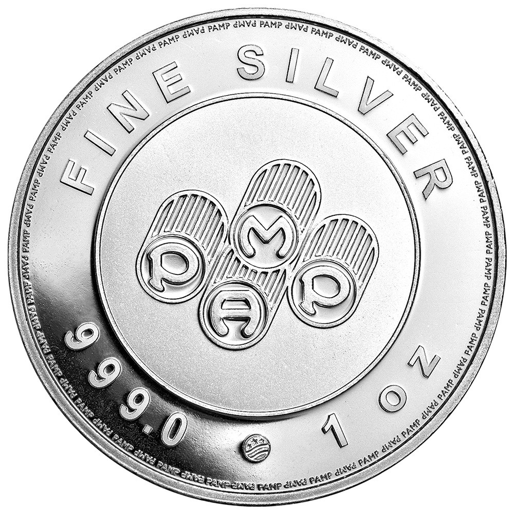 1 oz PAMP Silver Round - Buffalo Design .999 Fine [SILVER-Rnd-1oz