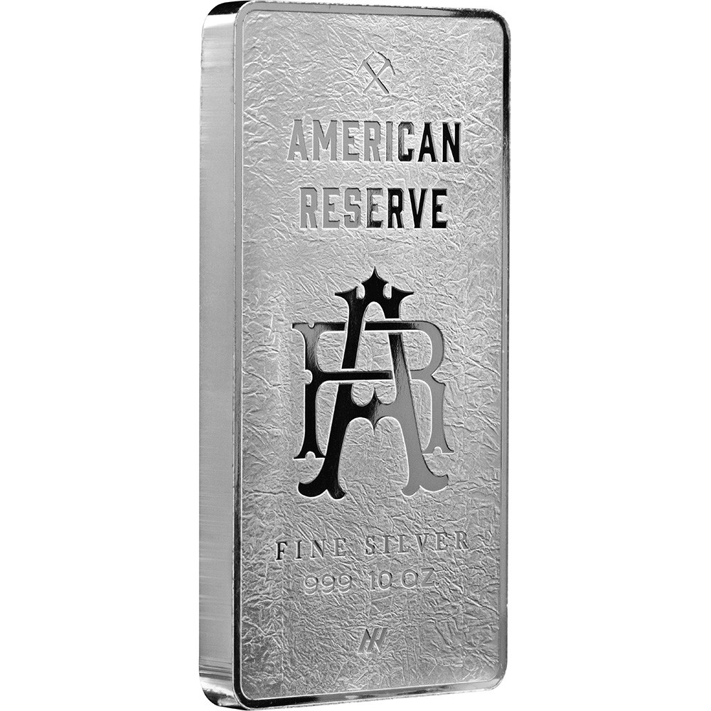 10 oz Silver Bar - Asahi American Reserve Columbia Goddess .999