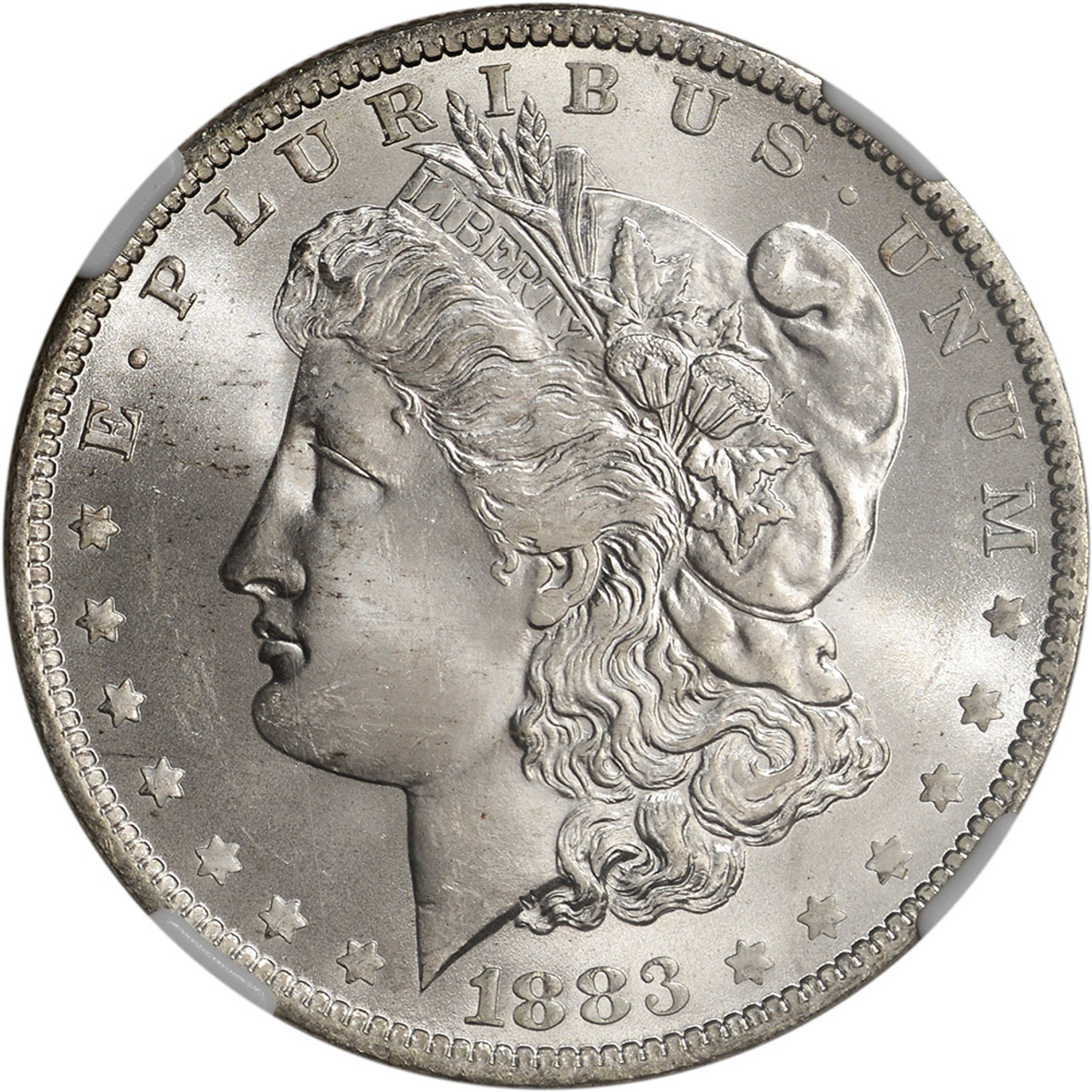 1883 O S US Morgan Silver Dollar $1 - NGC MS65 [MORGAN-83