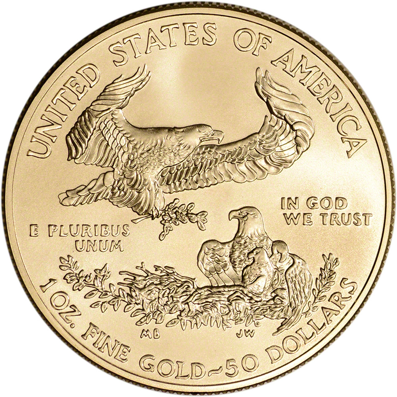 American Gold Eagle (1 oz) $50 - BU - Random Date [X-AGE-50-BU