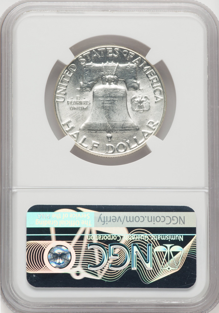 1963 US Franklin Silver Half Dollar 50C - NGC MS 66 FBL [V-HA