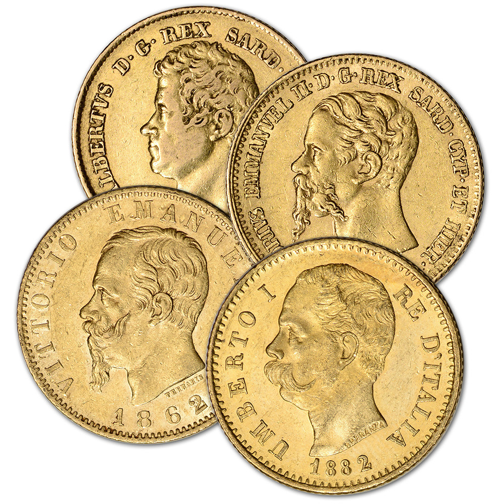 Italy Gold 20 Lire .1867 oz - XF/AU - Random Date [X-IT-G20LIRE-XF