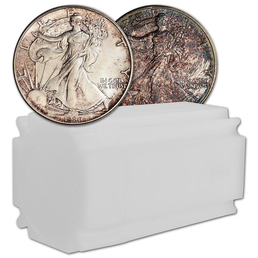 American Silver Eagle 1 oz $1 Impaired Random Date 20 Coins in