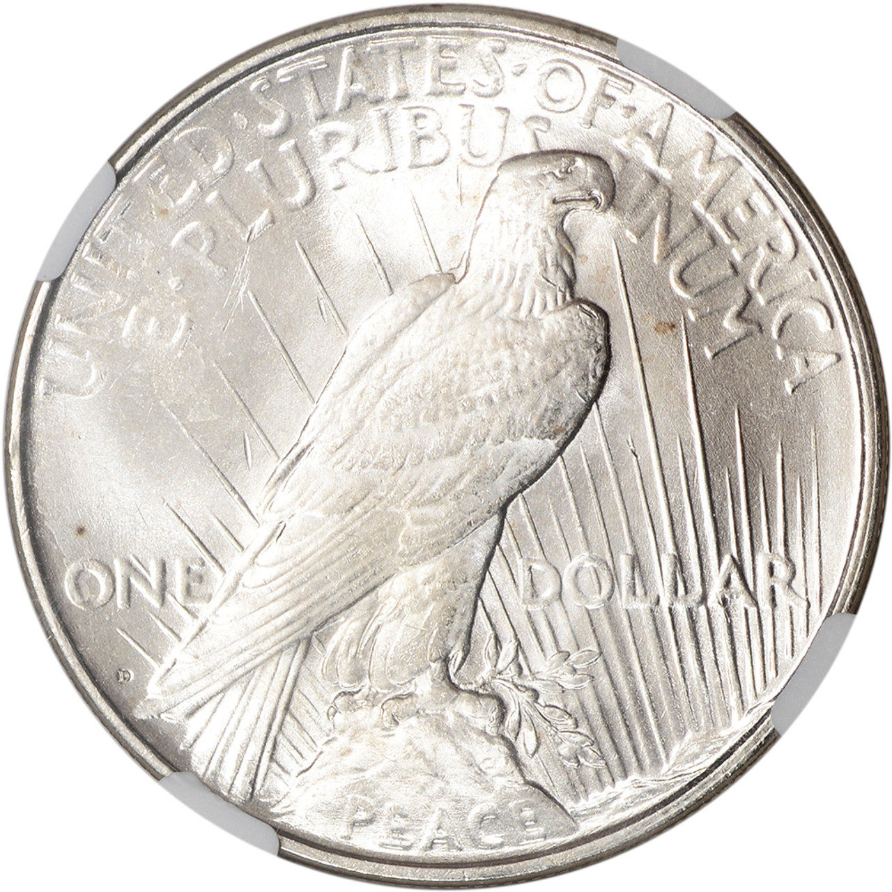 1922年U.S.A.Liberty coin1dollar 1922 D US Peace Silver Dollar $1 - NGC Brilliant
