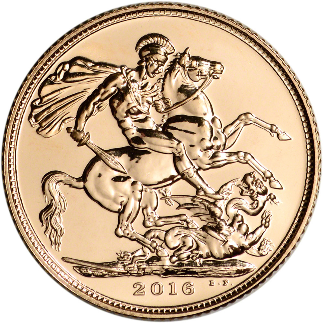 2016 Great Britain Gold Sovereign .2354 oz - Elizabeth II
