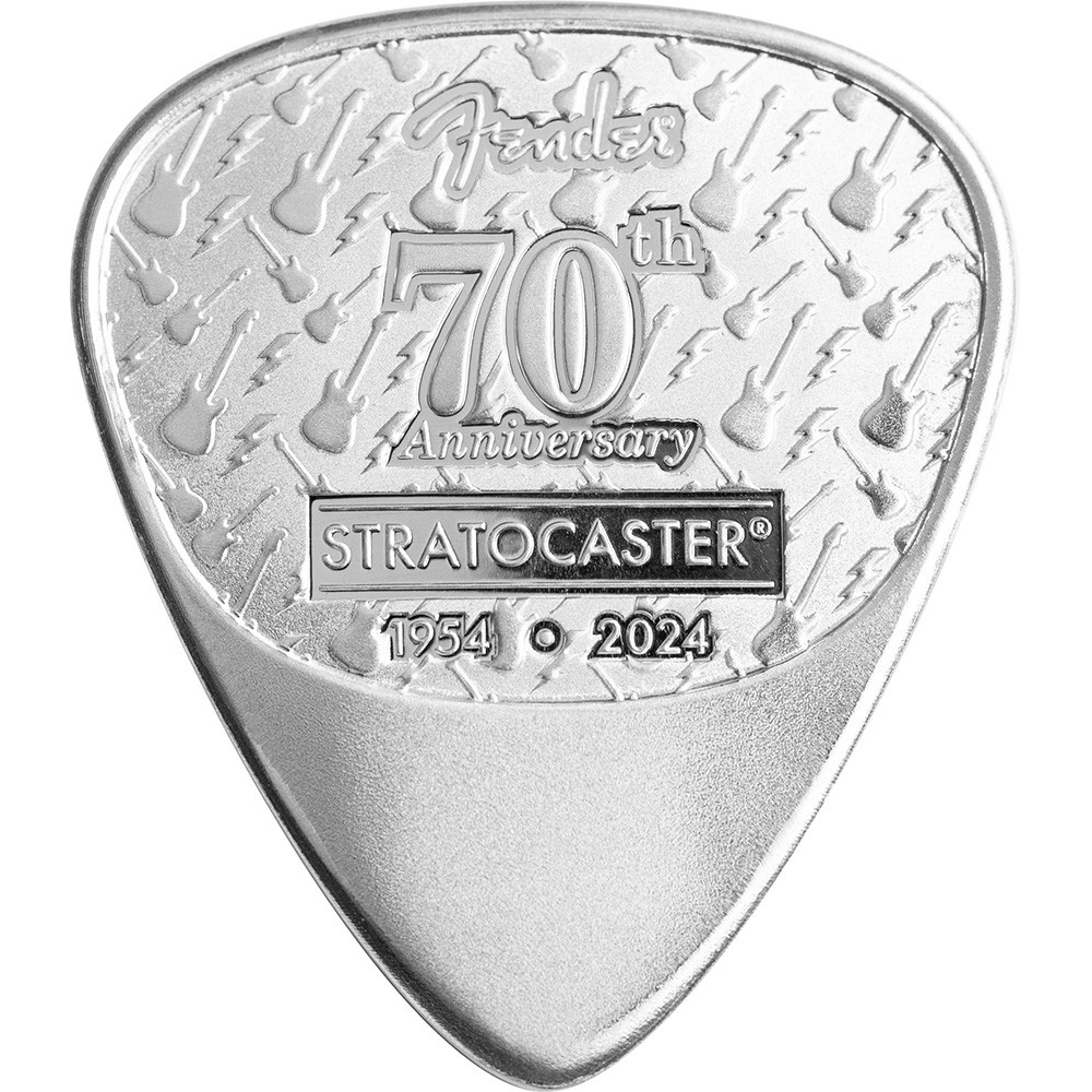 2024 10 gram PAMP Suisse Sterling Silver Fender 351 Heavy Guitar