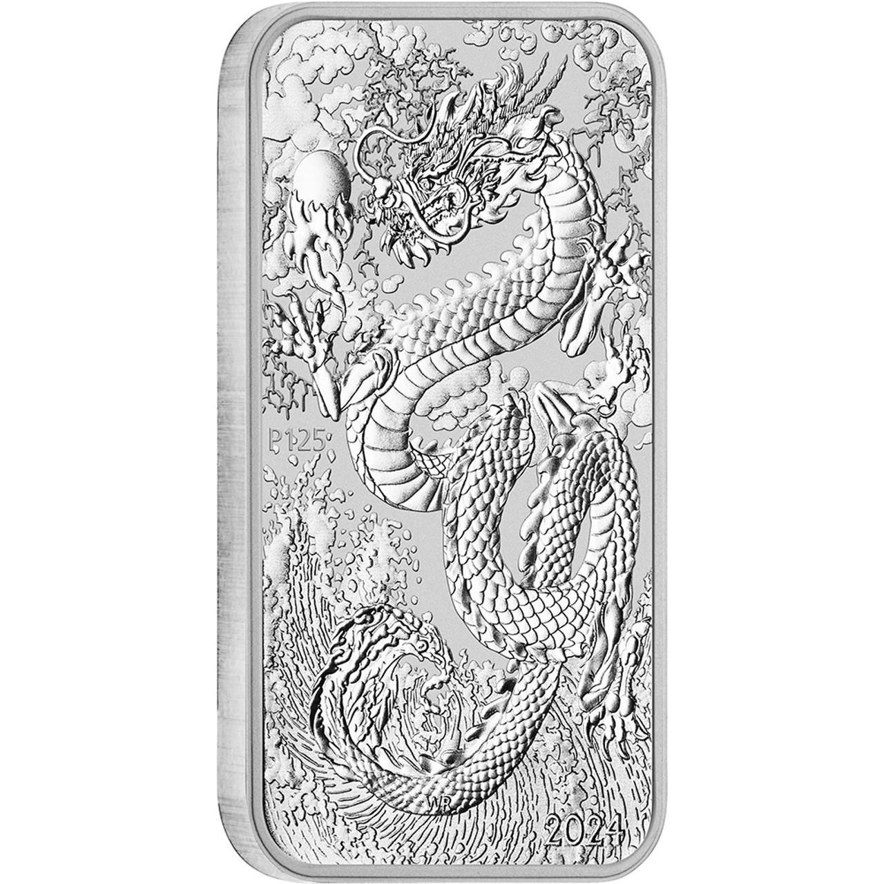 1 x パース造幣局オーストラリア１オンス龍長方形 ミント銀バー 1 x パース造幣局オーストラリア1オンス龍長方形 ミント銀バー