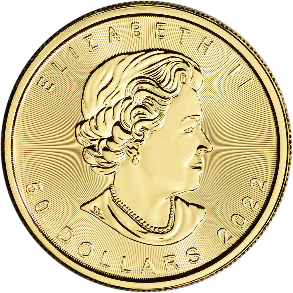 2022 Canada Gold Maple Leaf 1 oz $50 - BU [22-CML-G50-BU