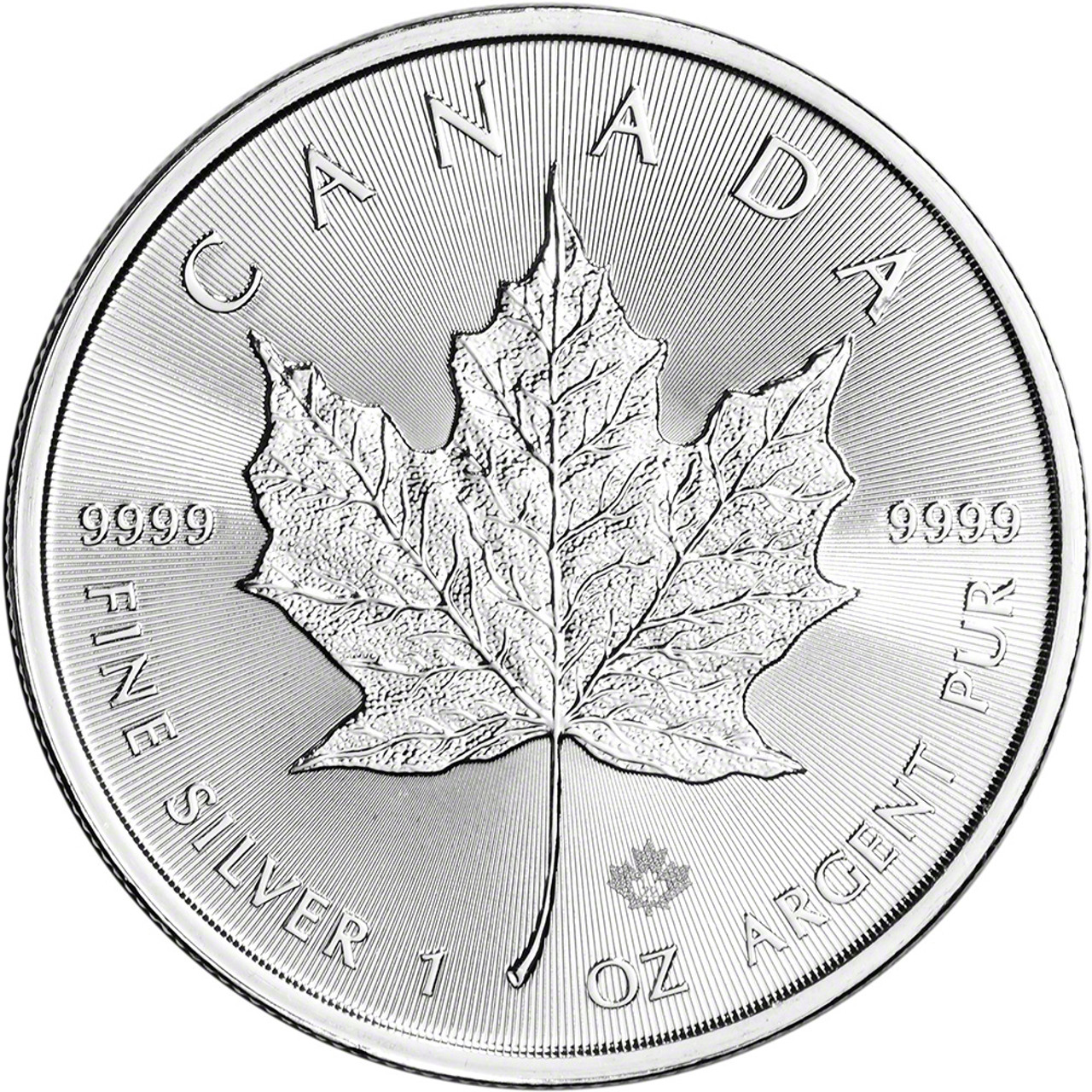 2022 Canada Silver Maple Leaf - 1 oz - $5 - BU [22-CML-S5-BU