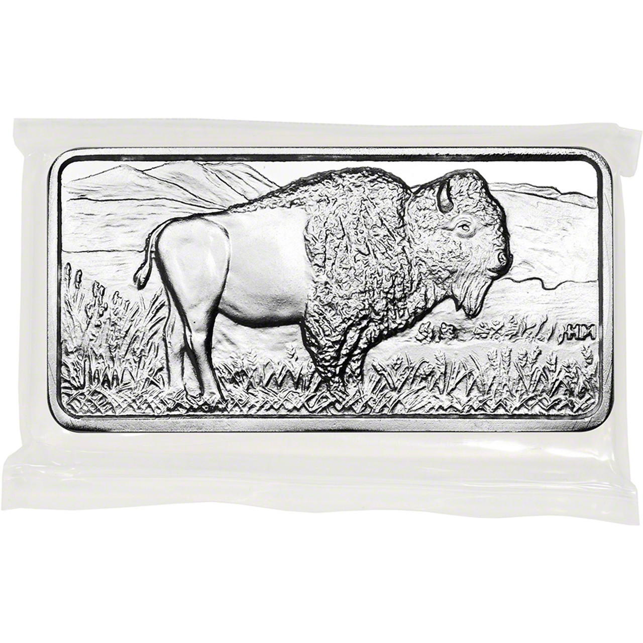 10 oz. Highland Mint Silver Bar - Buffalo Design .999 Fine [SILVER