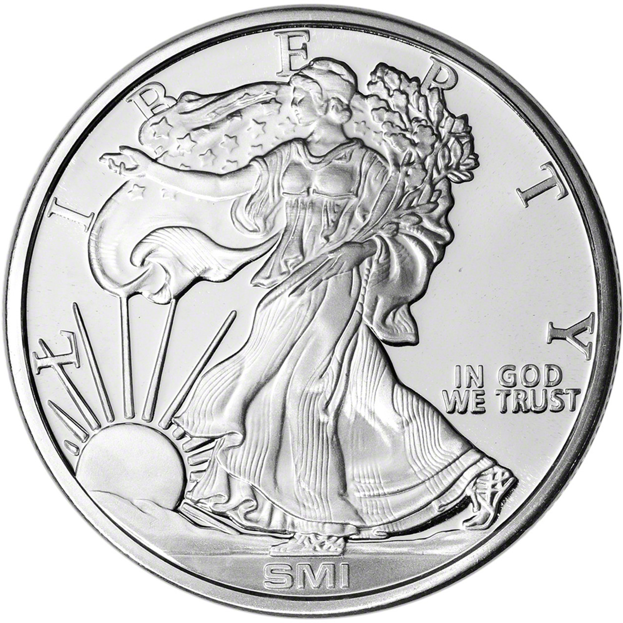 1 oz. Silver Round - Sunshine Liberty - .999 Fine [SILVER-Rnd-1oz