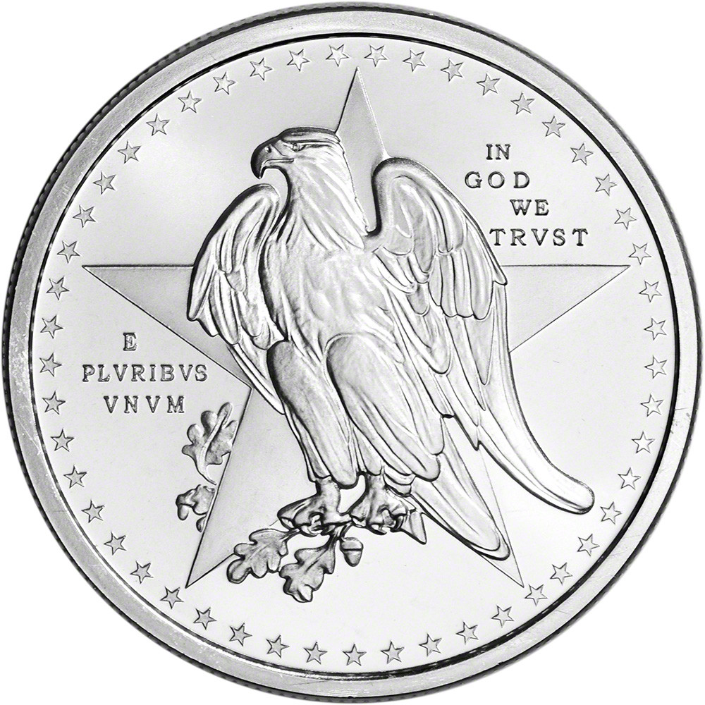 1 oz Golden State Mint Silver Round Texas Commemorative .999 Fine