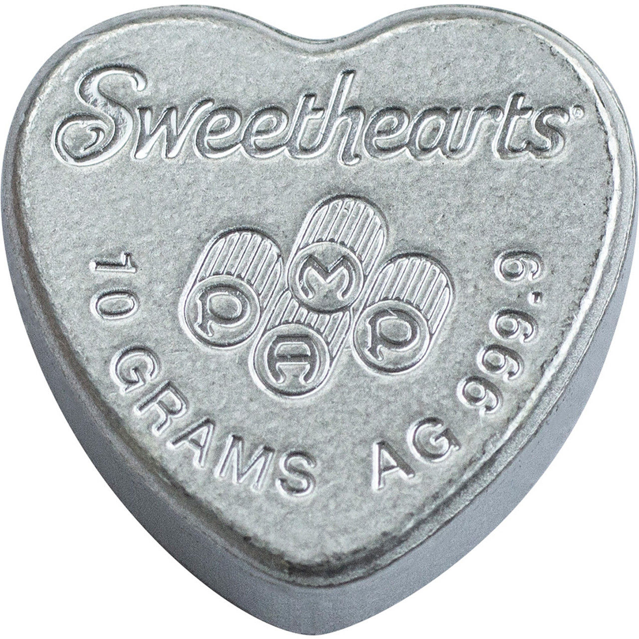 2023 SWEETHEARTS CANDY 30 GRAM SILVER PAMP 3-HEART SET