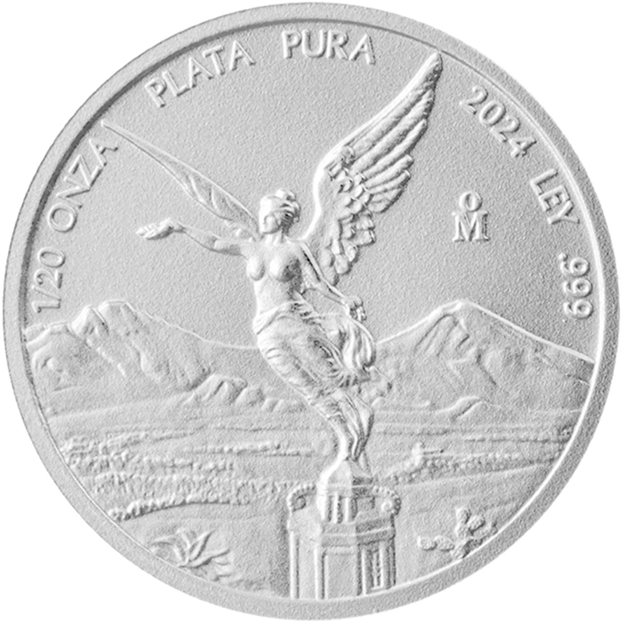 ○１９１５年○PRO-PATRIA○２０cm○箱入◇Ｂ＆Ｇ・ Cop◇ 2024 Mexico Silver Libertad 1/20 oz 1/20 Onza - BU [24