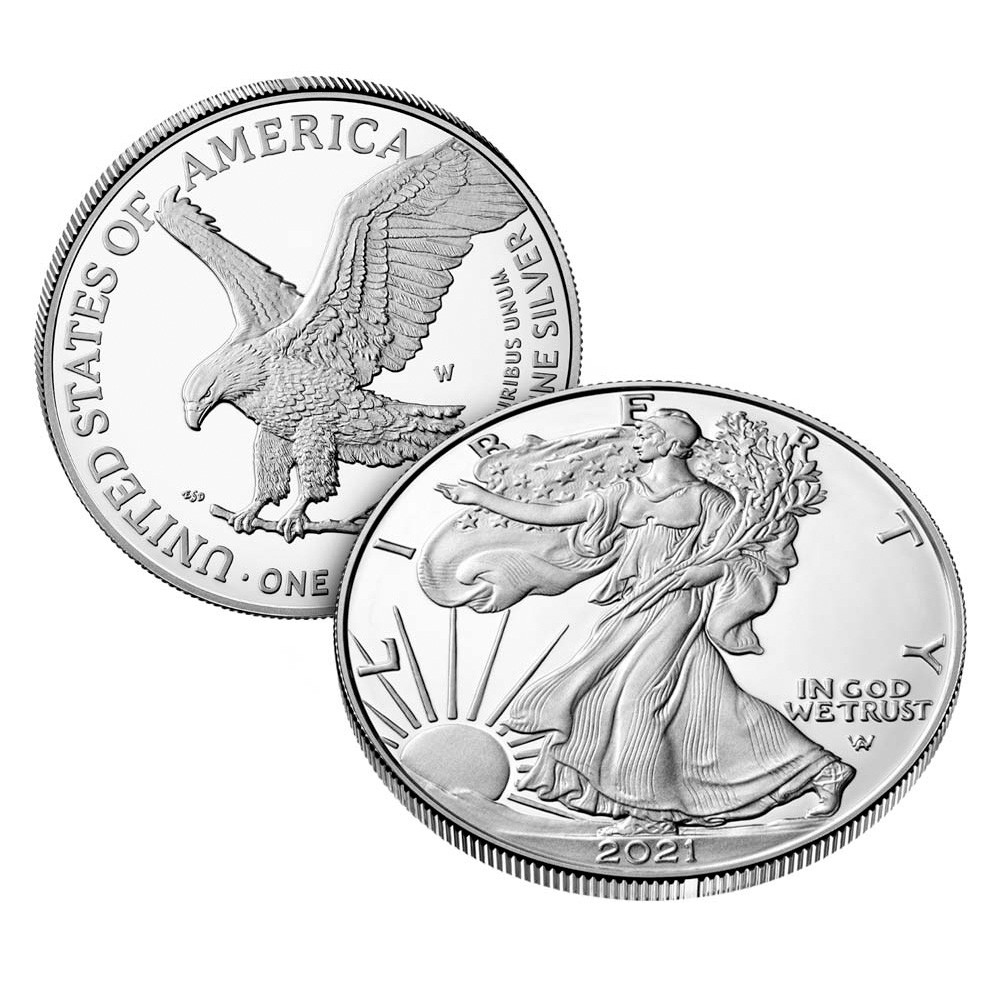 激安 2021年 アメリカ シルバー イーグル NGC PF70 2021 W American Silver Eagle Proof Type 2 NGC PF70 UCAM [21-W-ASE