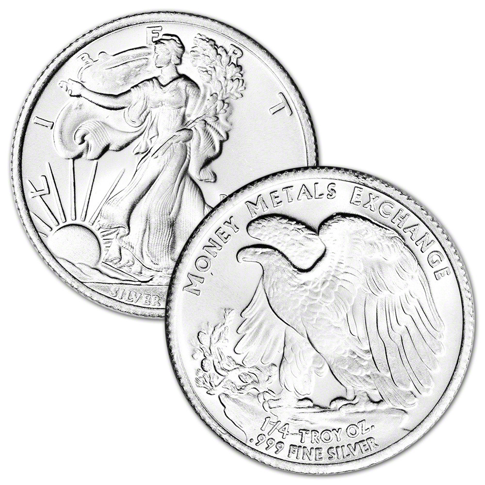 1/4 oz Silver Round - Random Brand - Secondary Market - .999 Fine Tube ...