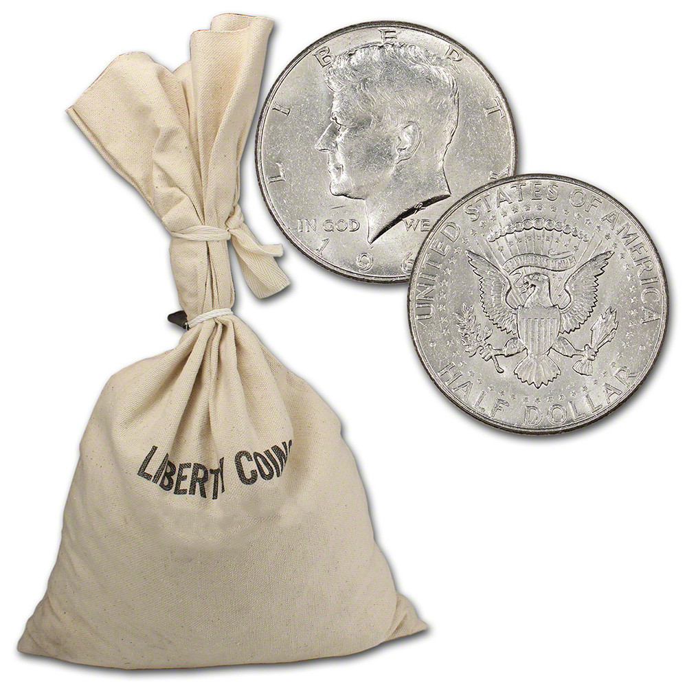 40% Silver Kennedy Half Dollars - $500 Face Value - Circulated [X