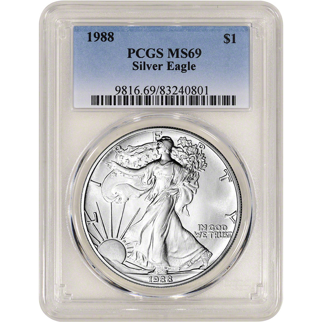 1988 American Silver Eagle - PCGS MS69 [88-ASE-P-MS69] - Liberty Coin