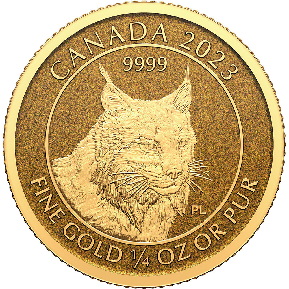 2023 Canada Gold Lynx 1/4 oz $10 - Reverse Proof [23-CA-G10-LYNX