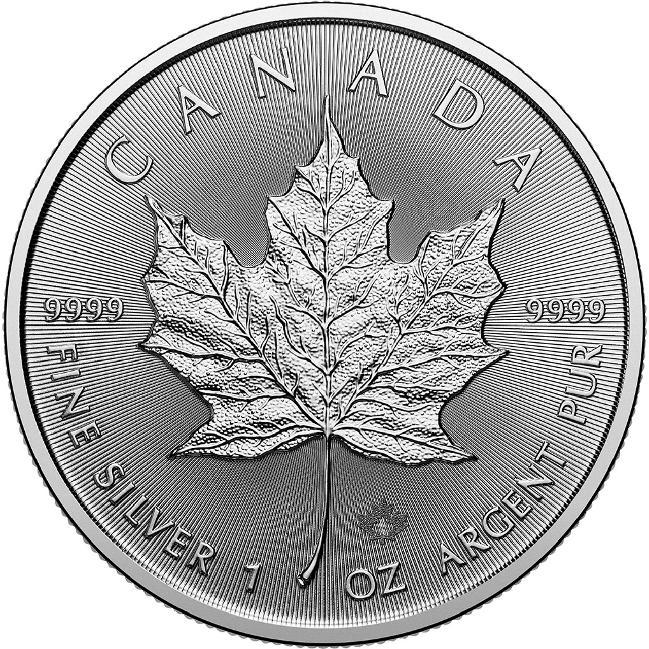 2025 Canada Silver Maple Leaf - 1 oz - $5 - BU [25-CML-S5-BU